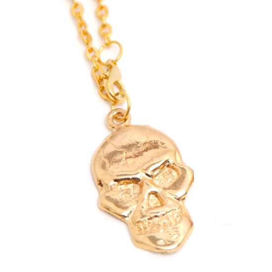 Kaulakoru Skull Iso (kulta)