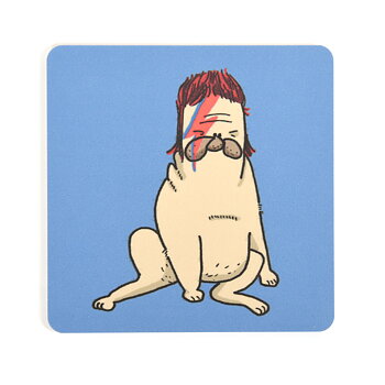 Coaster Lilla Berlin Pug-bowie