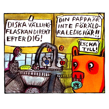 Magnet Sara Granér 'Övergivna barnet'