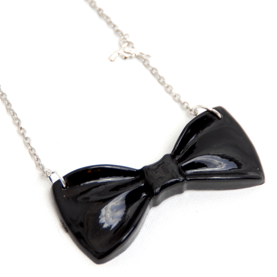 Halsband Rosettfluga (svart)