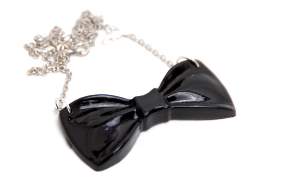 Halsband Rosettfluga (svart) - 2