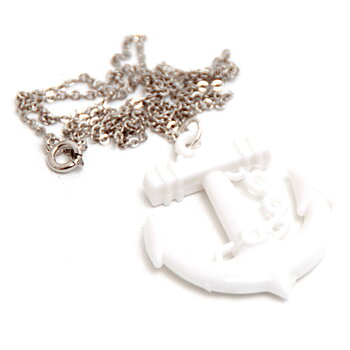 Halsband Ankare Sailor (vit)