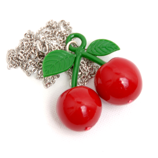 Necklace Cherry Rockabilly