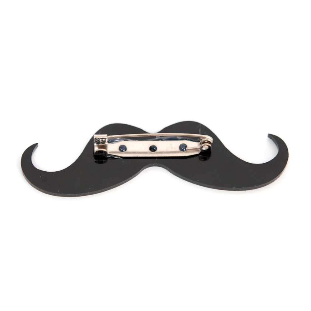 Brosch Mustasch - 2
