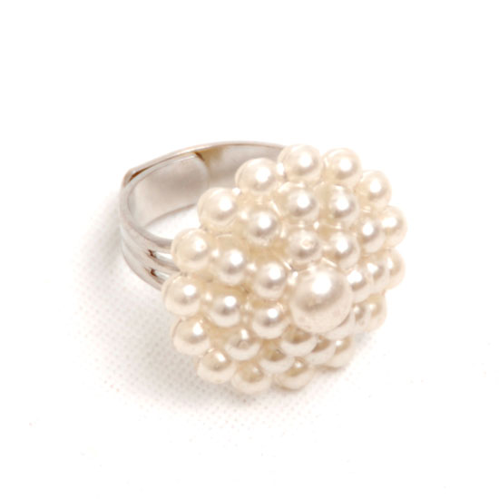 Ring Pärlemor (stora pärlor)