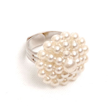 Ring Pärlemor (stora pärlor)