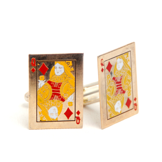 Kalvosinnappeja Card Queen