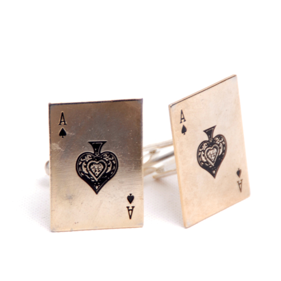 Cufflinks Card Ace