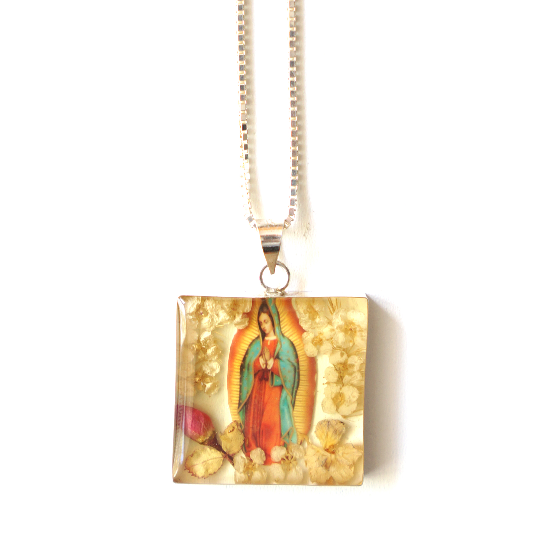 Necklace Guadalupe, white