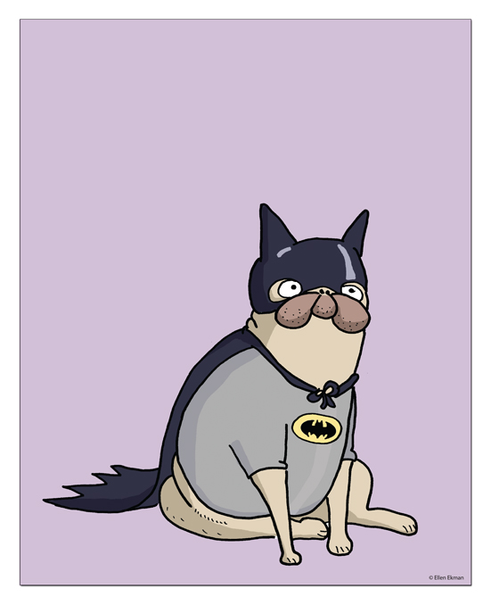 Juliste Lilla Berlin batman 24x30 cm