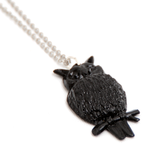 Necklace Owl (black)