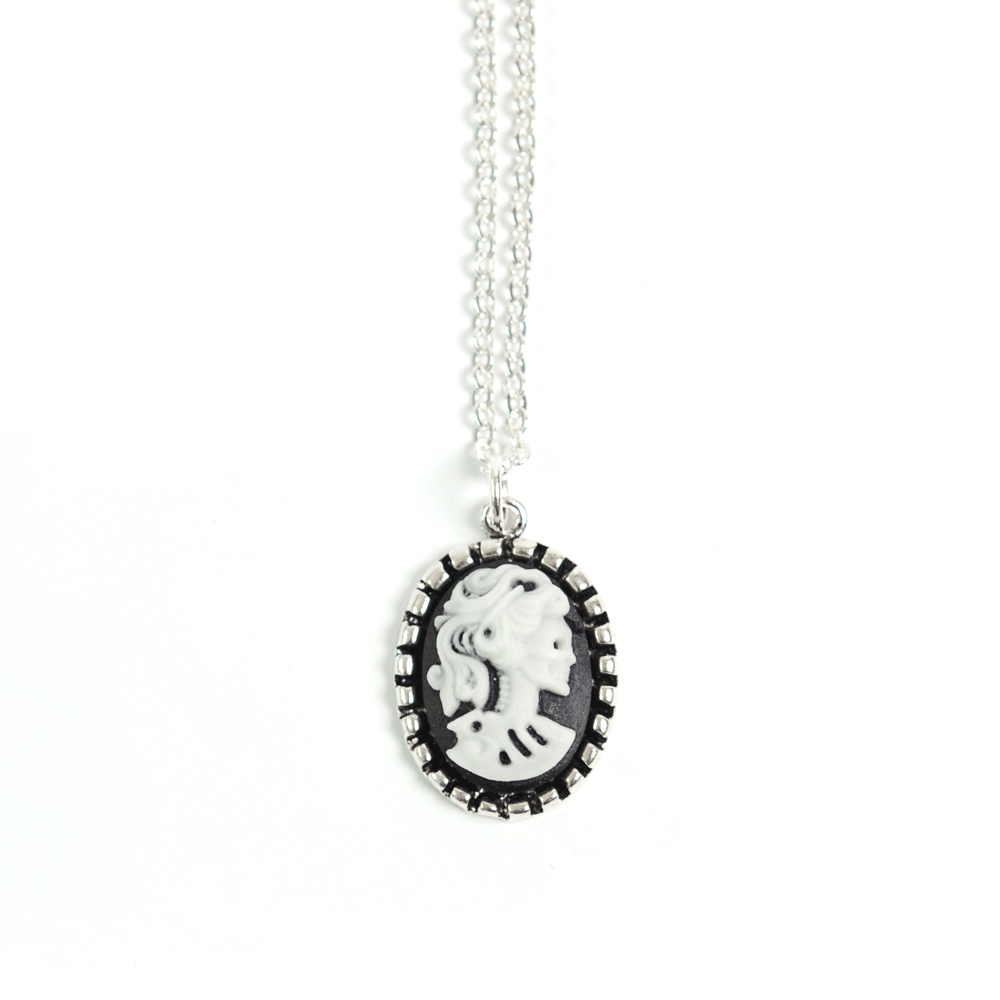 Halsband Sweet Skull Cameo Liten - 2
