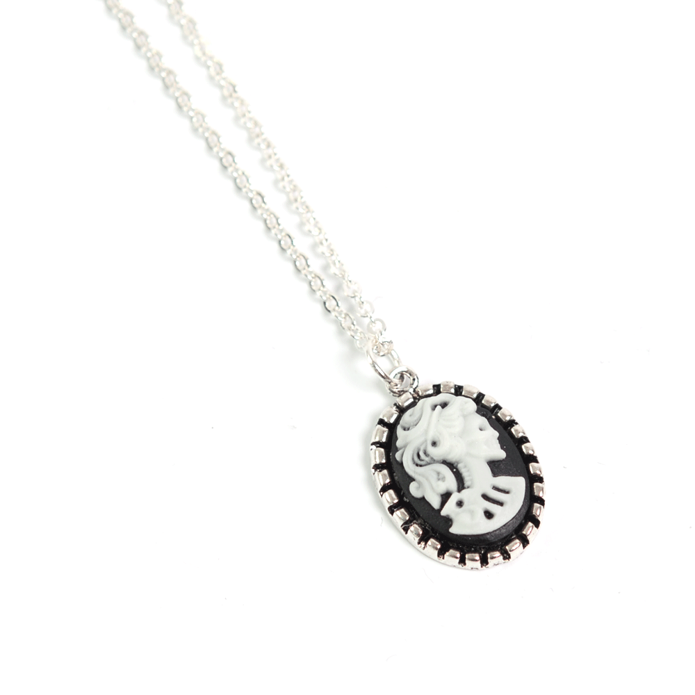 Halsband Sweet Skull Cameo Liten