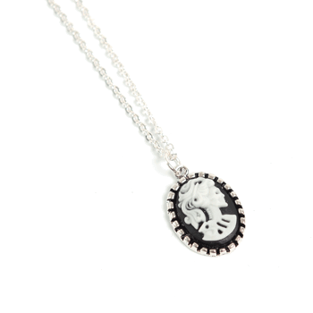 Halsband Sweet Skull Cameo Liten