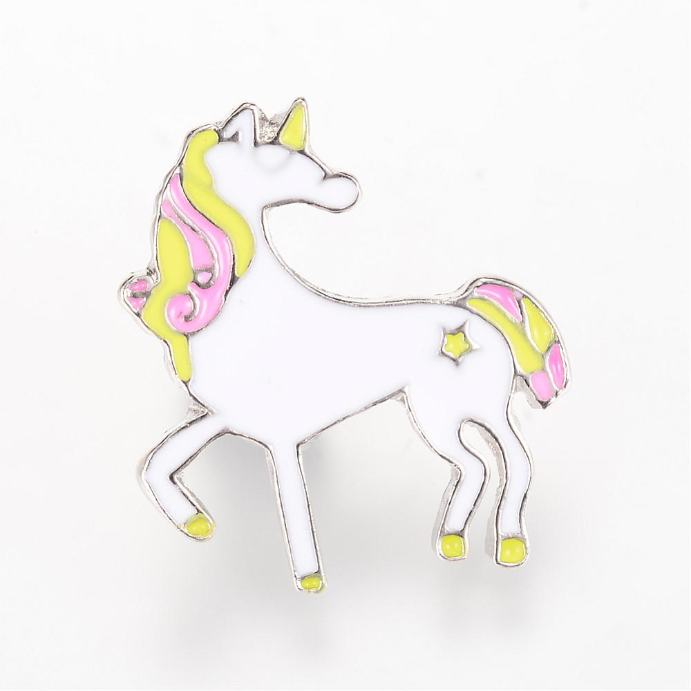 Brosch pin enhörning
