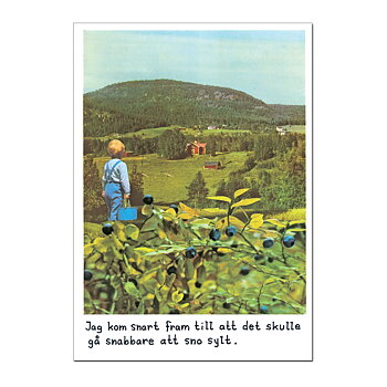 Postcard Jan Stenmark "Jam"