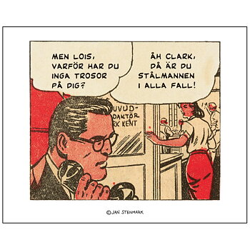 Poster Jan Stenmark 'Clark' small 24x30 cm