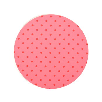 Coaster Dot round (pink)