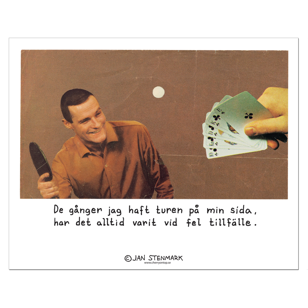 Poster Jan Stenmark "Turen" small 24x30 cm