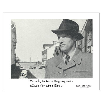Affisch Jan Stenmark "Tulo" pieni 24x30 cm