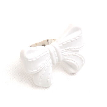Ring Rosett (vit)