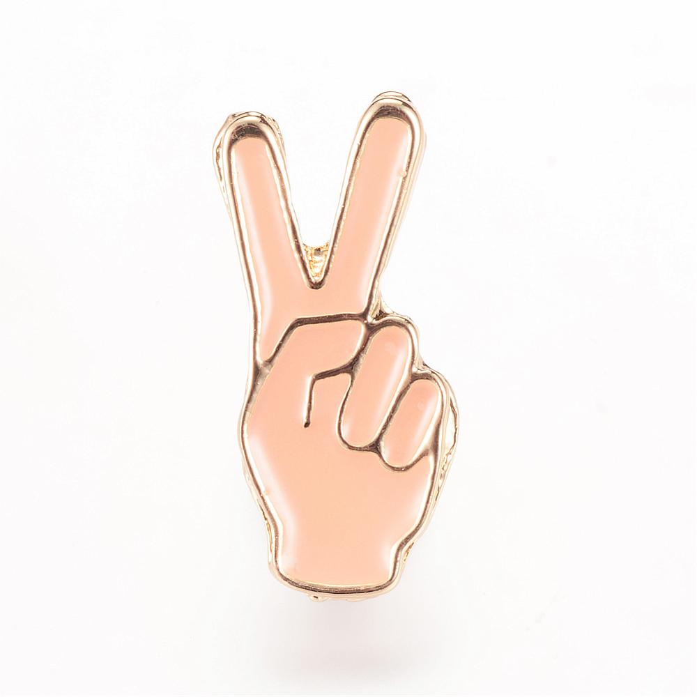 Brosch pin hand