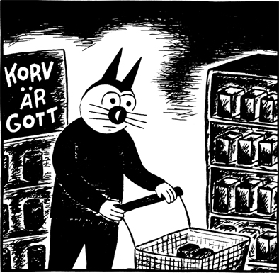 Magneetti Klas Katt 'Korv'