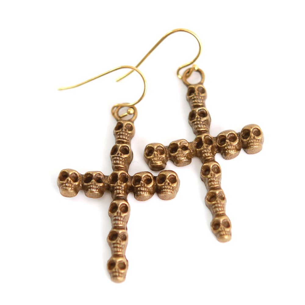Korvakorut Skull Cross 