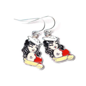 Earrings Sailor girl