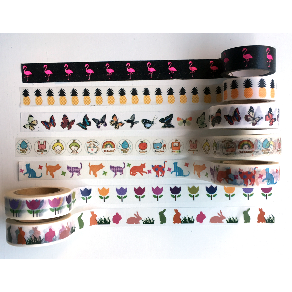 Paper tape washi, Flora ja Fauna