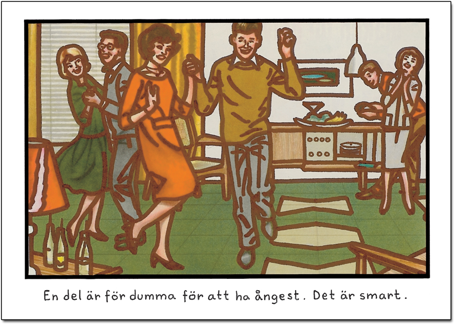 Vykort Jan Stenmark "Smart"