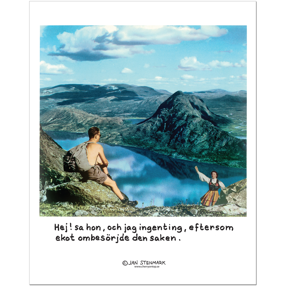 Poster Jan Stenmark "Ekot" small 24x30 cm