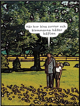 Magneetti Jan Stenmark 'Blommor & bin'