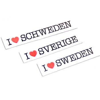 Magneeti I ♥ Sverige
