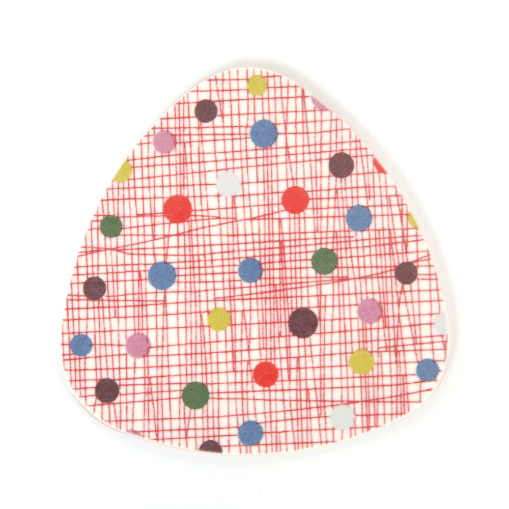 Lasinalunen Retro Dot