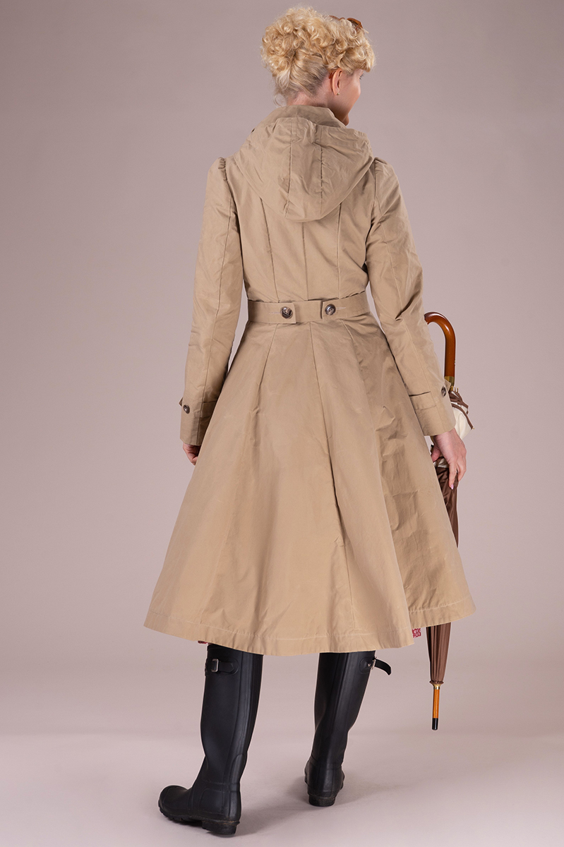 emmy design - The No Shit Sherlock Trench Coat. Tan