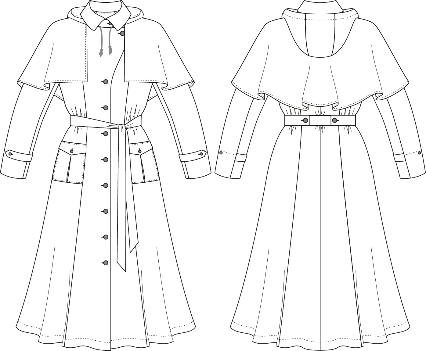 The No Shit Sherlock Trench Coat - 11
