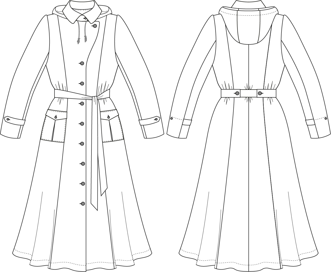 The No Shit Sherlock Trench Coat - 9