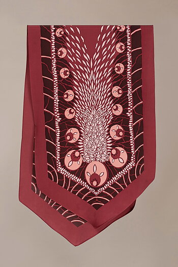 The Silver Screen Silk Scarf