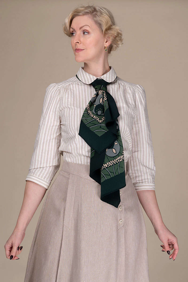The Silver Screen Silk Scarf - 2