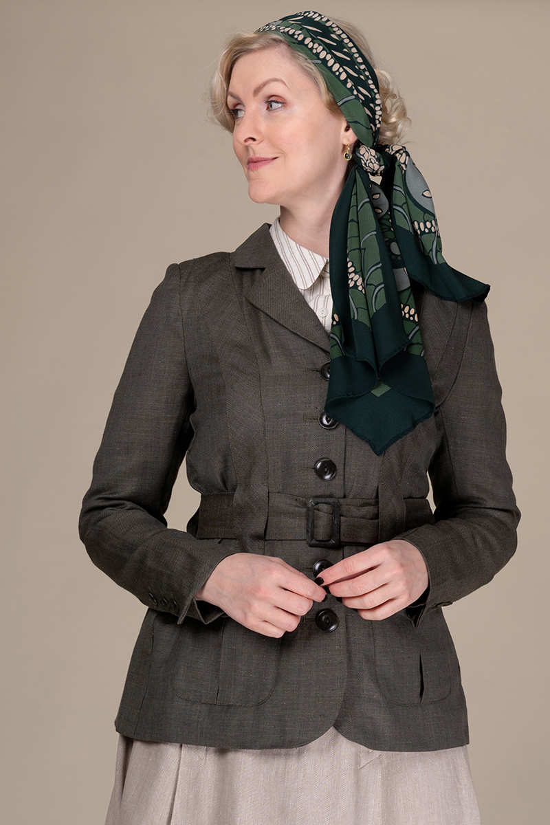 The Silver Screen Silk Scarf - 6