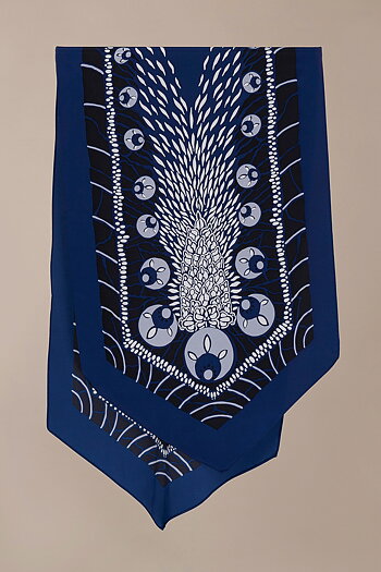 The Silver Screen Silk Scarf