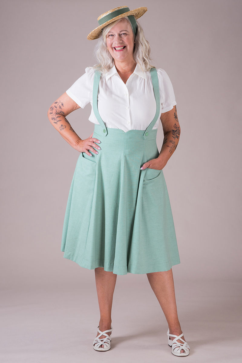 Pinafore 2024 skirt fitted