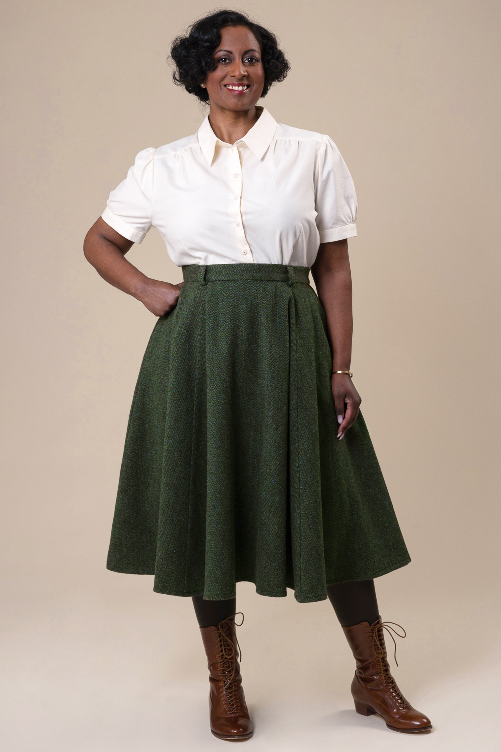 The Winter Wonder Whirl Skirt - 5