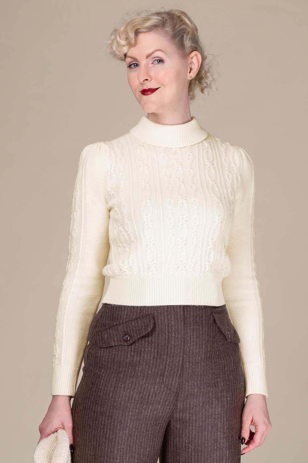 Ice Skate Print Sweater main image 1