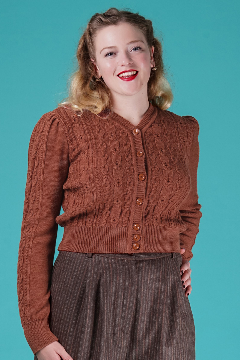 cinnamon cardigan