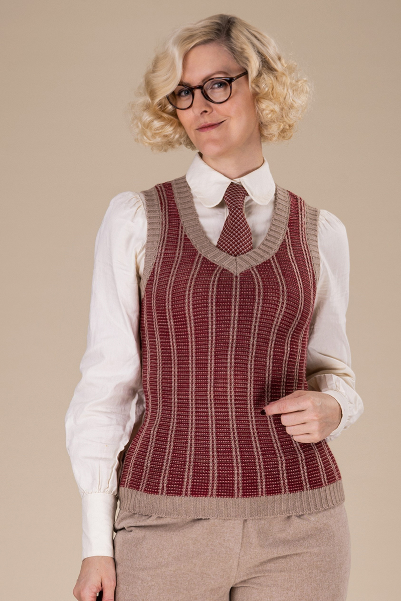 1940s 2024 sweater vest