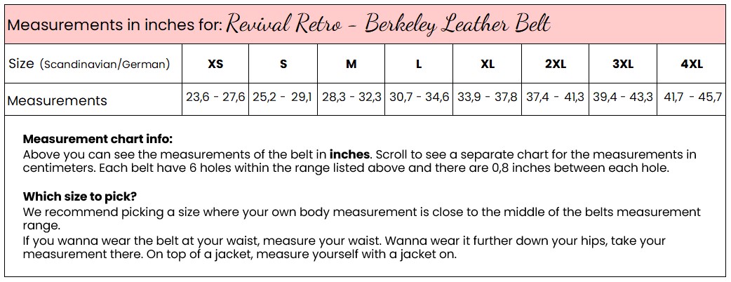 Berkeley Leather Belt - 2