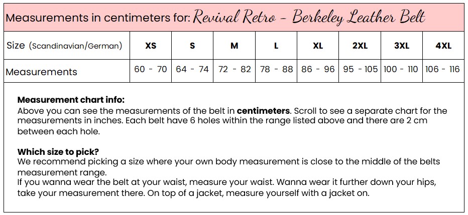 Berkeley Leather Belt - 3