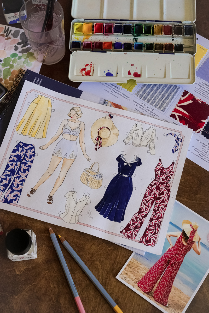 Paper Doll Art Prints - 3